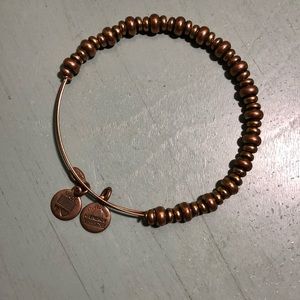 Alex and Ani Beaded Bronze and Silver Bangles!
